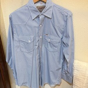 Rafter C Blue Patterned Men's Shirt